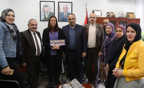 خلال لقاء تكريم الوزارة لـ "كاميلا لودي"