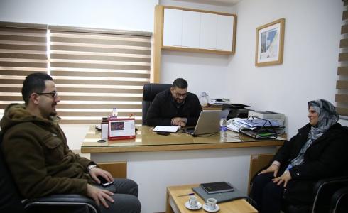 وفد من مؤسسة إنقاذ المستقبل الشبابي يزور برنامج غزة للصحة النفسية