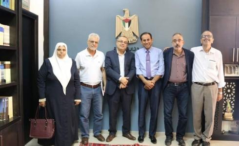الوزير ابو سيف يلتقي جمعية المؤرخين الفلسطينيين