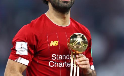 نجم نادي ليفربول اللاعب المصري محمد صلاح