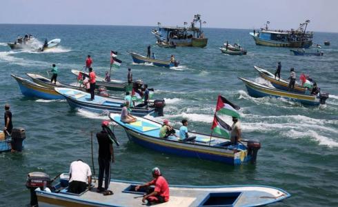 فعاليات الحراك البحري في غزة. - أرشيفية