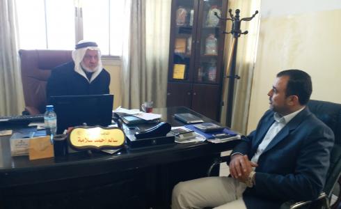 نواب الوسطى يستقبلون مدير العمل في المحافظة