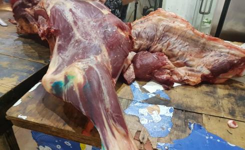 إتلاف لحوم فاسدة - توضيحية