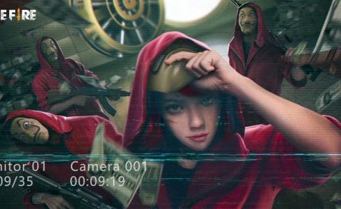  أبطال مسلسل "البروفيسور" في لعبة فري فاير