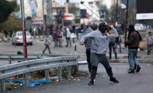 مواجهات بين الفلسطينيين وقوات الاحتلال في رام الله