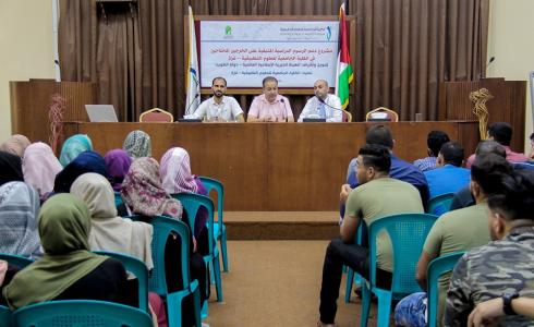 جانب من احتفال الكلية  الجامعية بتوزيع الشهادات المعلقة