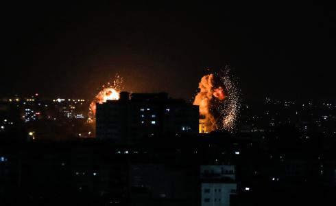 قصف اسرائيلي على غزة