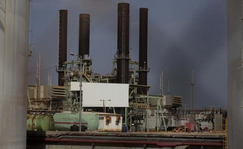 محطة توليد الكهرباء في قطاع غزة