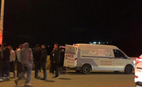 حادث طرق بين سيارة شرطة وأخرى خاصة في كفر قرع بالداخل