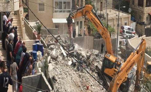 هدم قوات الاحتلال الإسرائيلي لمنازل السكان في القدس