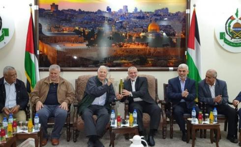 لقاء لجنة الانتخابات مع قيادة حماس والفصائل الاثنين الماضية