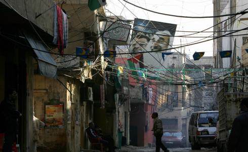 مخيم برج البراجنة في لبنان
