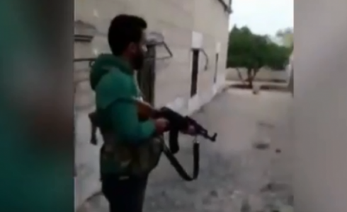 مقتل شابة سورية أمام الكاميرا في مدينة جرابلس السورية