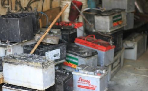 تدوير البطاريات