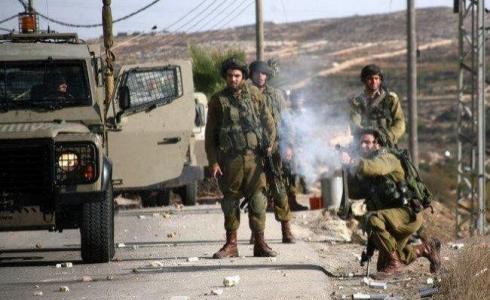 الاحتلال يقمع فعالية زراعة أشجار في نابلس