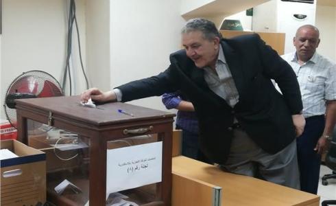 احمد الوكيل خلال انتخابات الغرفة التجارية
