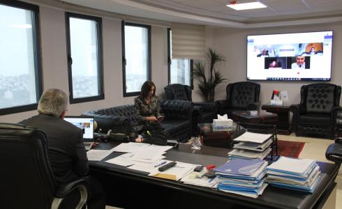 غنيم يبحث مع البنك الدولي تطوير قطاعي المياه والصرف الصحي