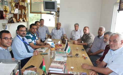 الجمعية الفلسطينية لقدامى الرياضيين تستقبل وفداً مهنئاً من جامعة الإسراء