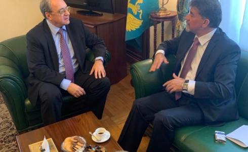 السفير عبد الهادي وممثل السفير الروسي