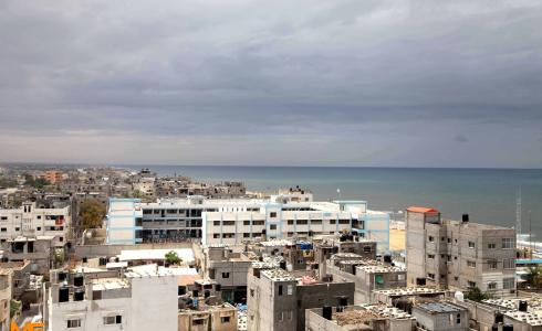 مدينة دير البلح وسط قطاع غزة