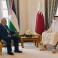 الرئيس محمود عباس يجتمع مع أمير قطر - ارشيف