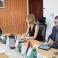 لقاء  وزير التنمية الاجتماعية أحمد مجدلاني مع ممثلة وكالة التنمية البلجيكية كريستيل جاكويت