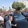 فلسطينيون يستقبلون الرئيس عباس برام الله بعد عودته من ألمانيا