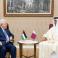 الرئيس محمود عباس وأمير دولة قطر تميم بن حمد