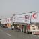 الإمارات تعلن وصول أول قافلة مساعدات برا الى شمال غزة