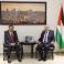 حسين الشيخ مع السفير التونسي لدى فلسطين