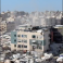 من مكان الاستهداف بحي الرمال غرب مدينة غزة