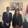 وزيرة الخارجية تودّع ممثل الاتحاد الأوروبي لدى فلسطين