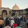 آثار قصف مسجد أبو سليم في دير البلح