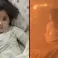 الطفلة التي كانت محاصرة وسط لهيب النيران جراء القصف الإسرائيلي على بيتهم في غزة