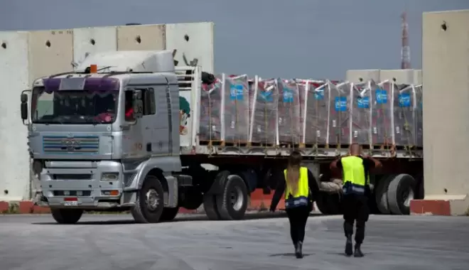 دخول المساعدات إلى قطاع غزة  - أرشيفية
