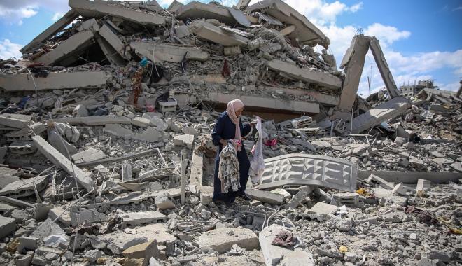 الدمار في غزة - تعبيرية