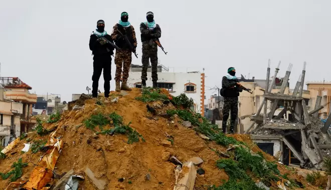 عناصر القسام في قطاع غزة