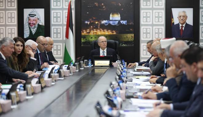 جلسة الحكومة الفلسطينية اليوم