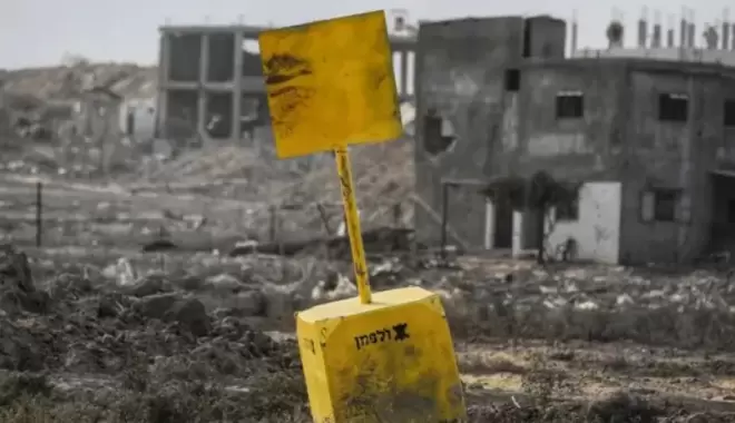 الخط الأصفر في غزة - تعبيرية