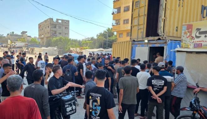 قصف إسرائيلي في مخيم النصيرات