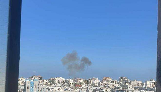 القصف الإسرائيلي غرب مدينة غزة