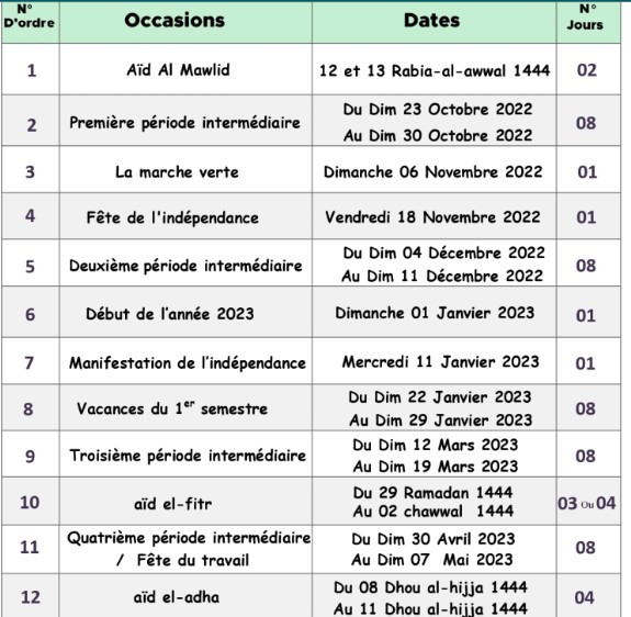 جدول العطل بالفرنسية.jpg