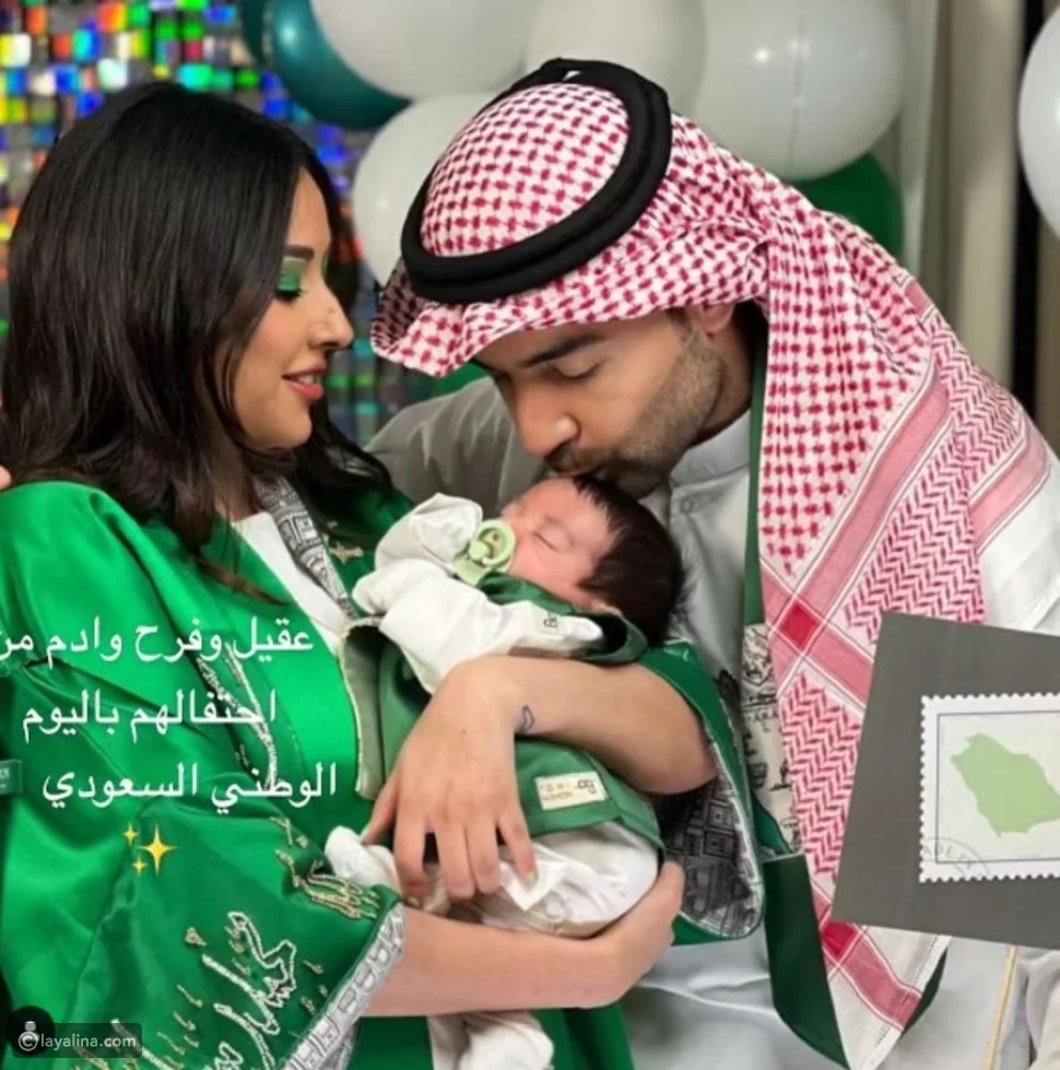 الفاشينستا الكويتية فرح الهادي - الاحتفال باليوم الوطني السعودي الـ93.webp