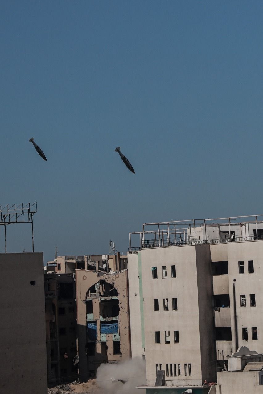 شاهد: مجزرة إسرائيلية باستهداف مبنى الجامعة الإسلامية غرب مدينة غزة