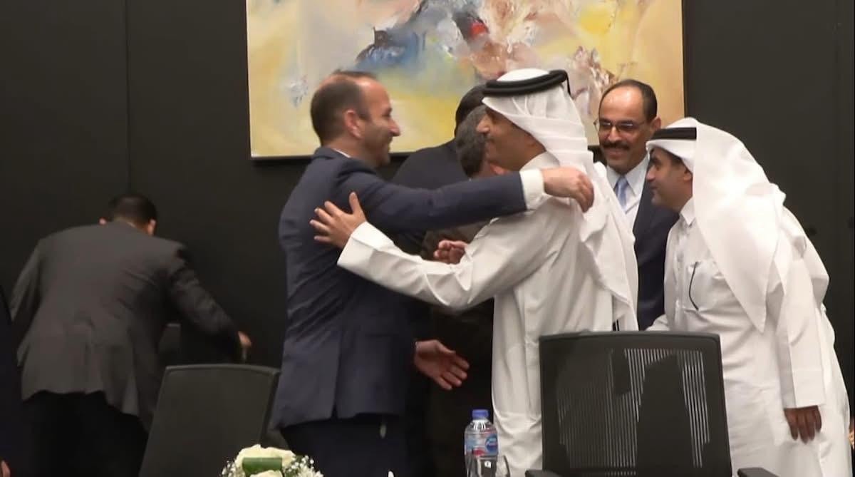 بالصور: مفاوضات غزة توقيع اتفاق وقف إطلاق النار اليوم