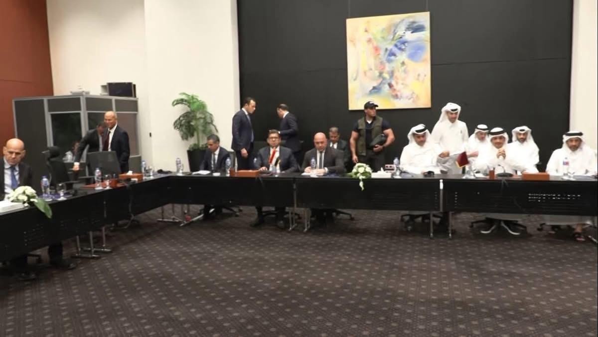 بالصور: مفاوضات غزة توقيع اتفاق وقف إطلاق النار اليوم