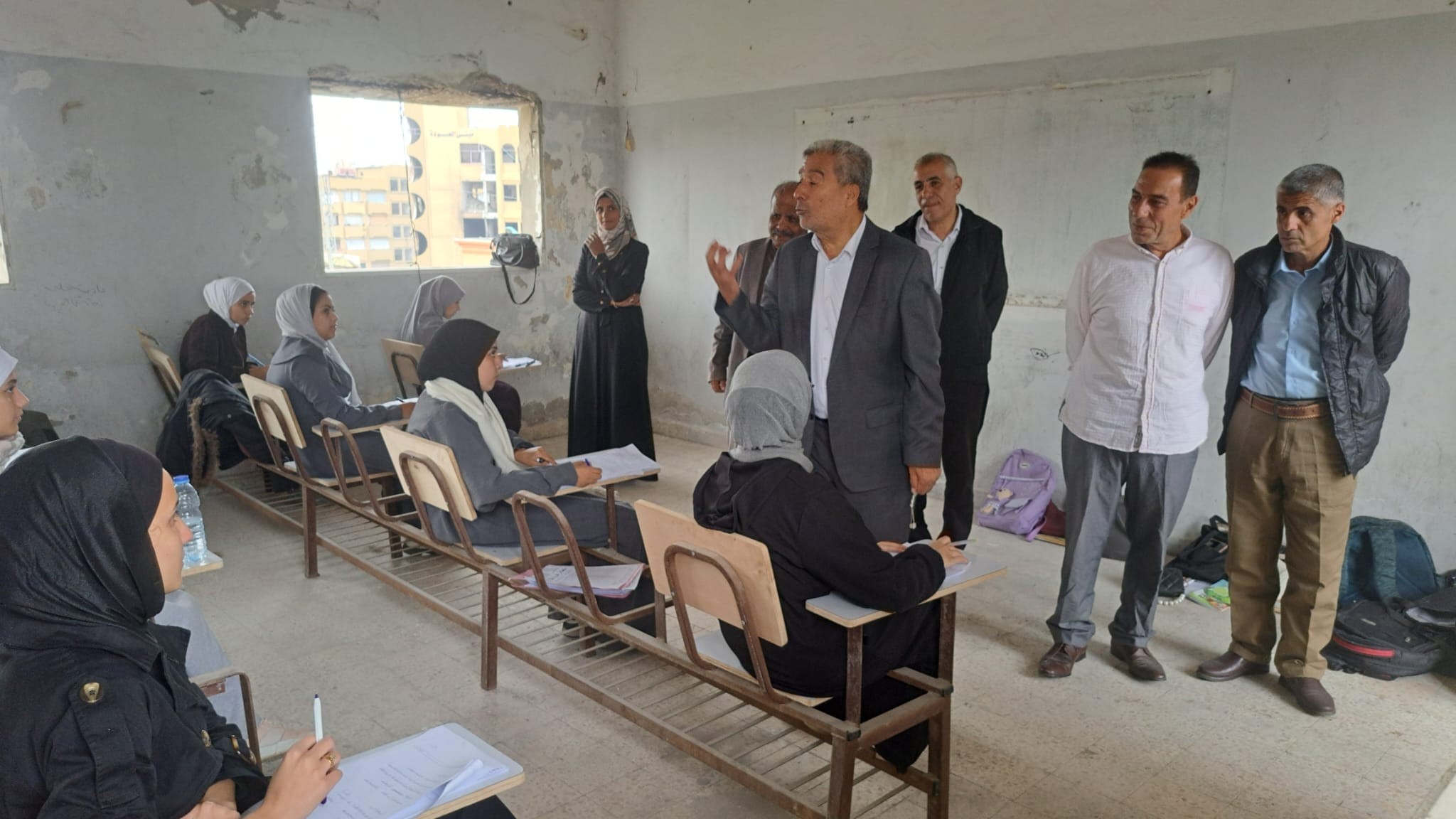 بالصور: المعاهد الأزهرية في فلسطين تستقبل وفد من جامعة الأزهر بغزة والتربية والتعليم