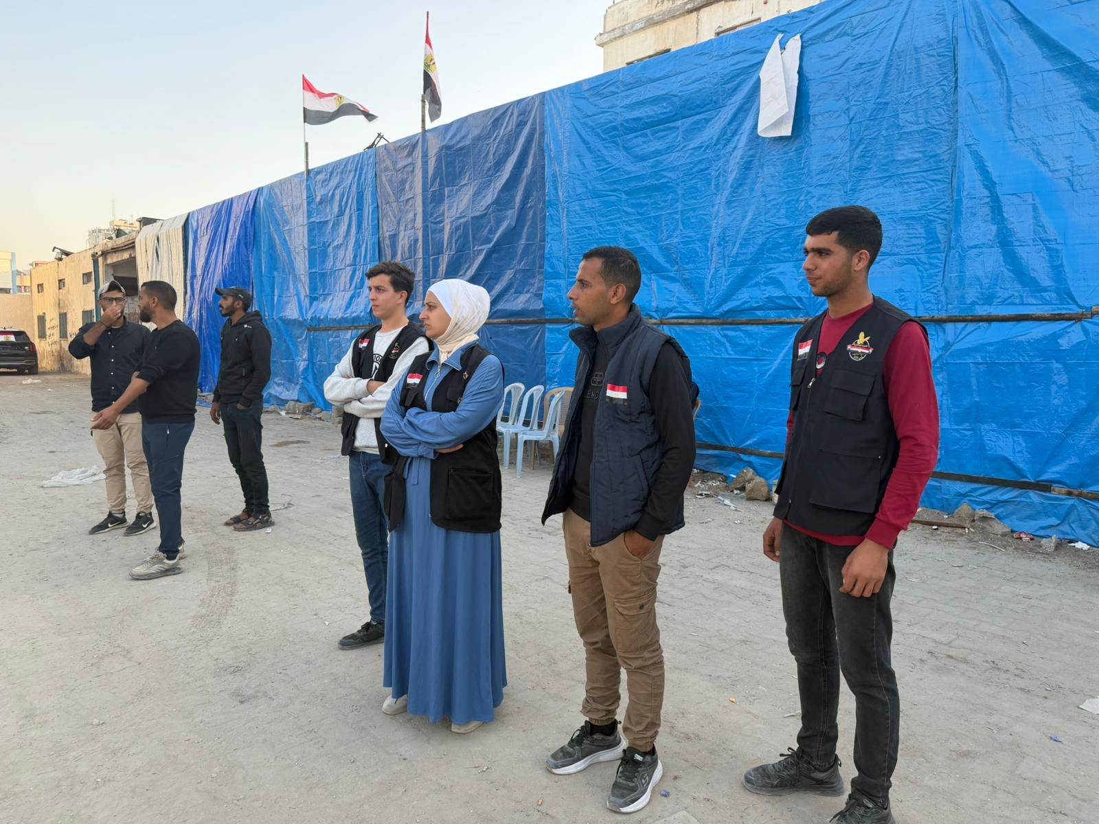 بالصور: اللجنة المصرية تضاعف عملها في غزة لتلبية احتياجات المواطنين