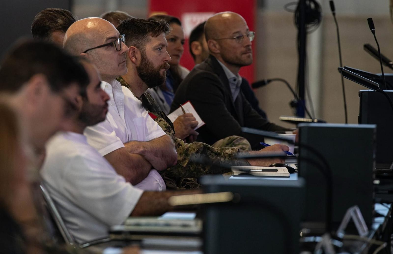 بالصور: توسيع مركز التنسيق المدني العسكري الخاص بغزة ليضم ممثلين من 50 دولة