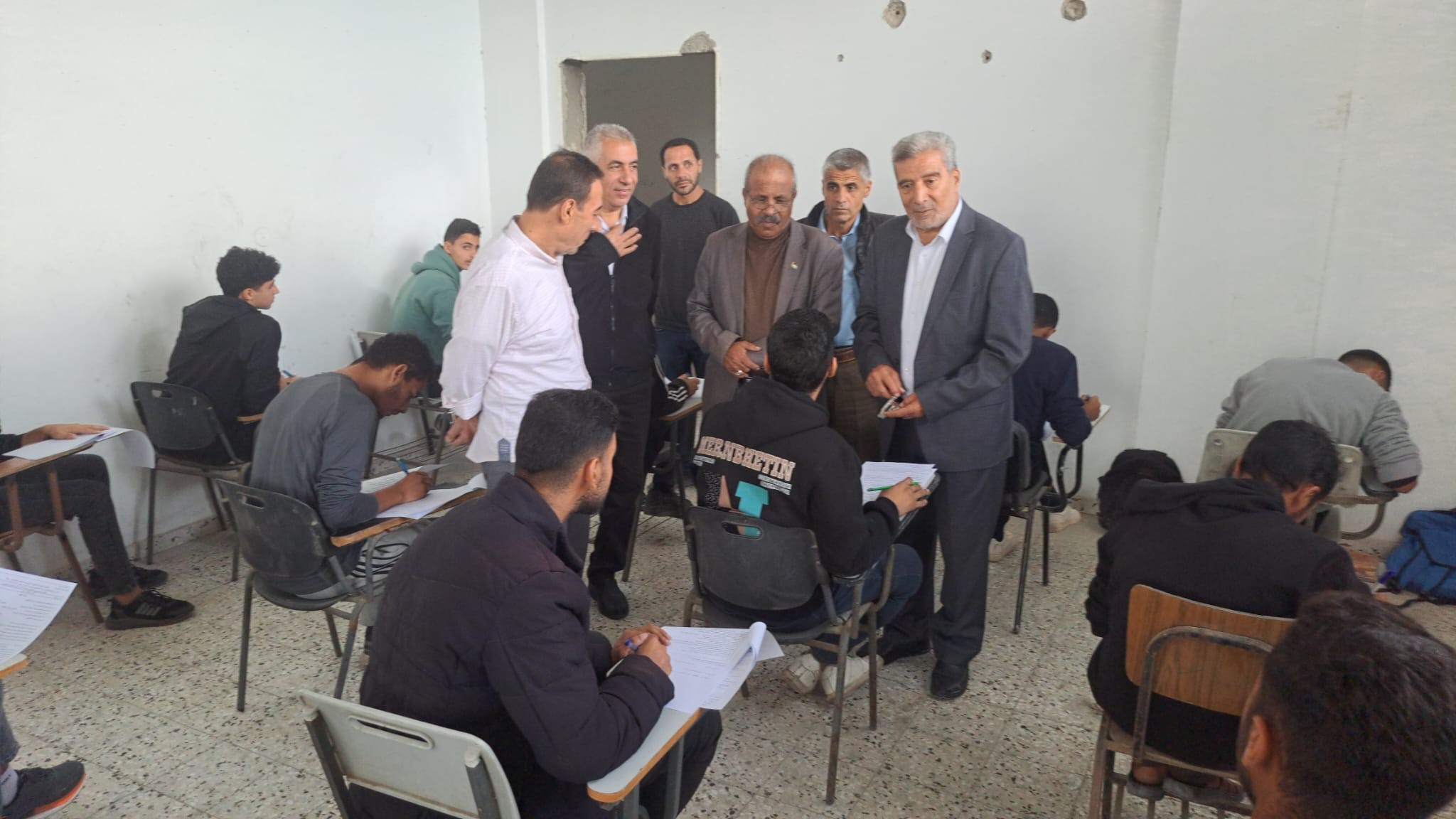 بالصور: المعاهد الأزهرية في فلسطين تستقبل وفد من جامعة الأزهر بغزة والتربية والتعليم